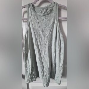 Lululemon Light Green Sleeveless Top Tie Back